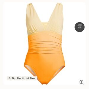 Lands' End Mango Ombré One Piece Swimsuit